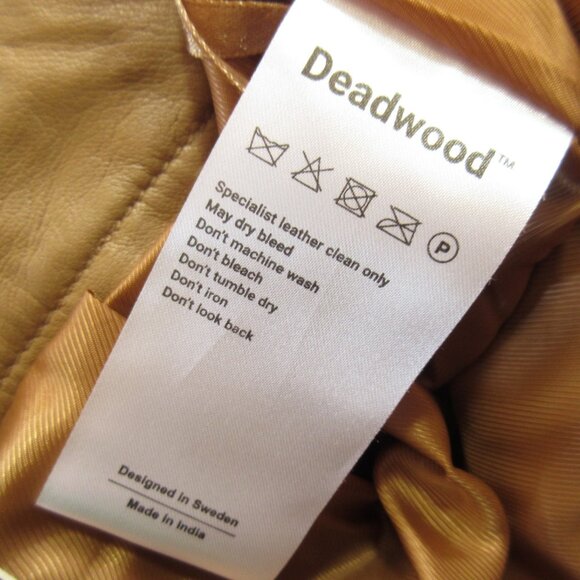 NWT Deadwood Suzy Short in Tan Recycled Leather Pleated Shorts EU 34 / US 4 - Picture 8 of 11